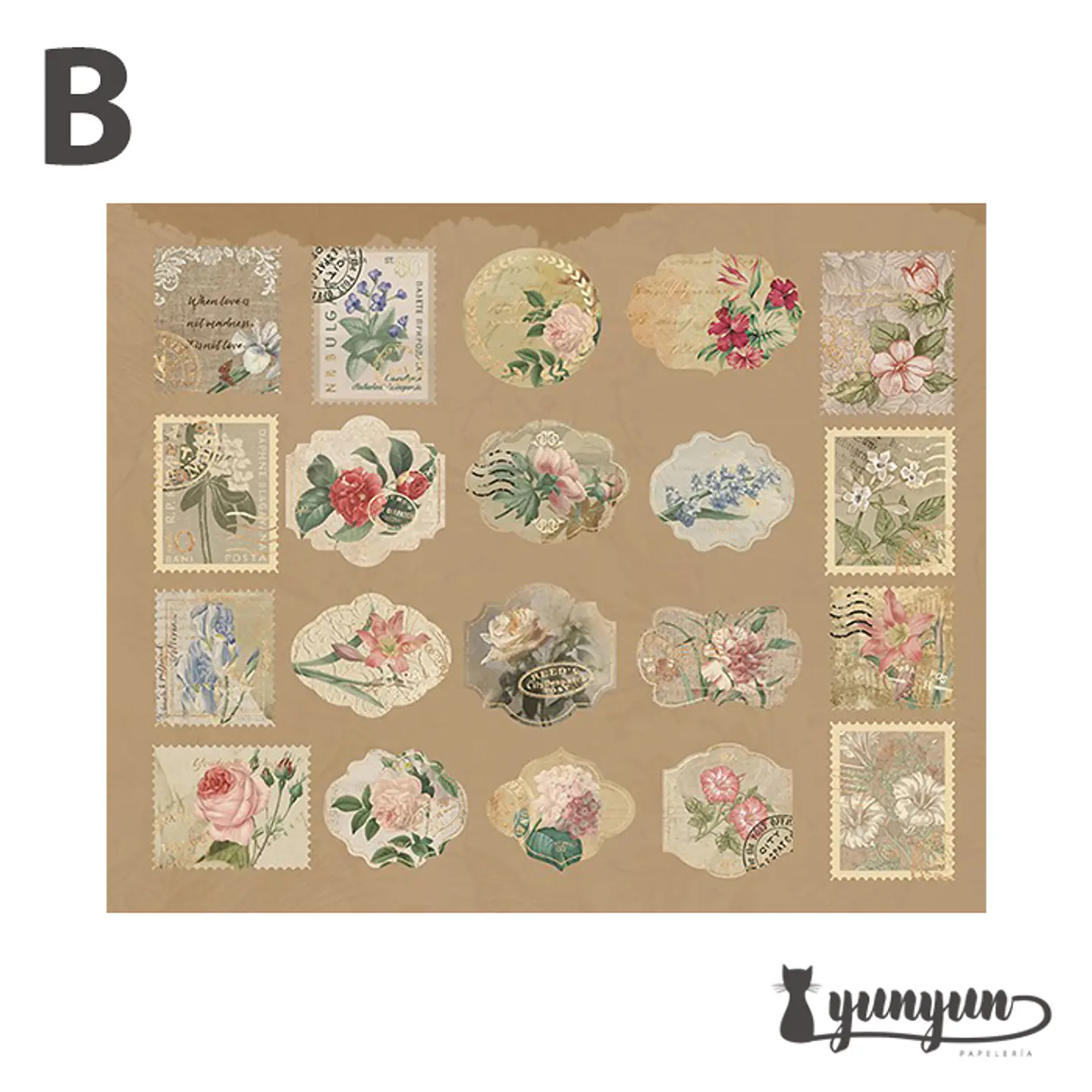 Bronzing Stickers II - 40 pzas 11