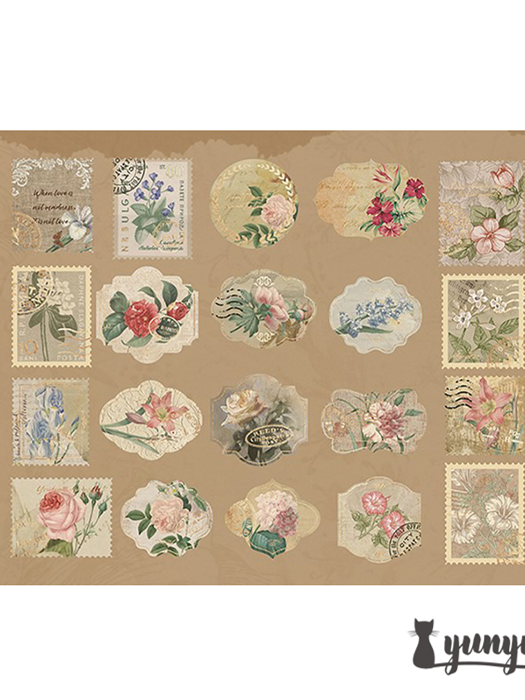 Bronzing Stickers II - 40 pzas 11