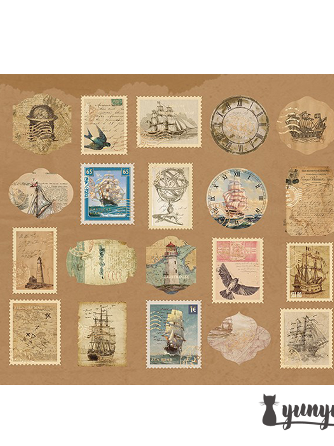 Bronzing Stickers II - 40 pzas 12