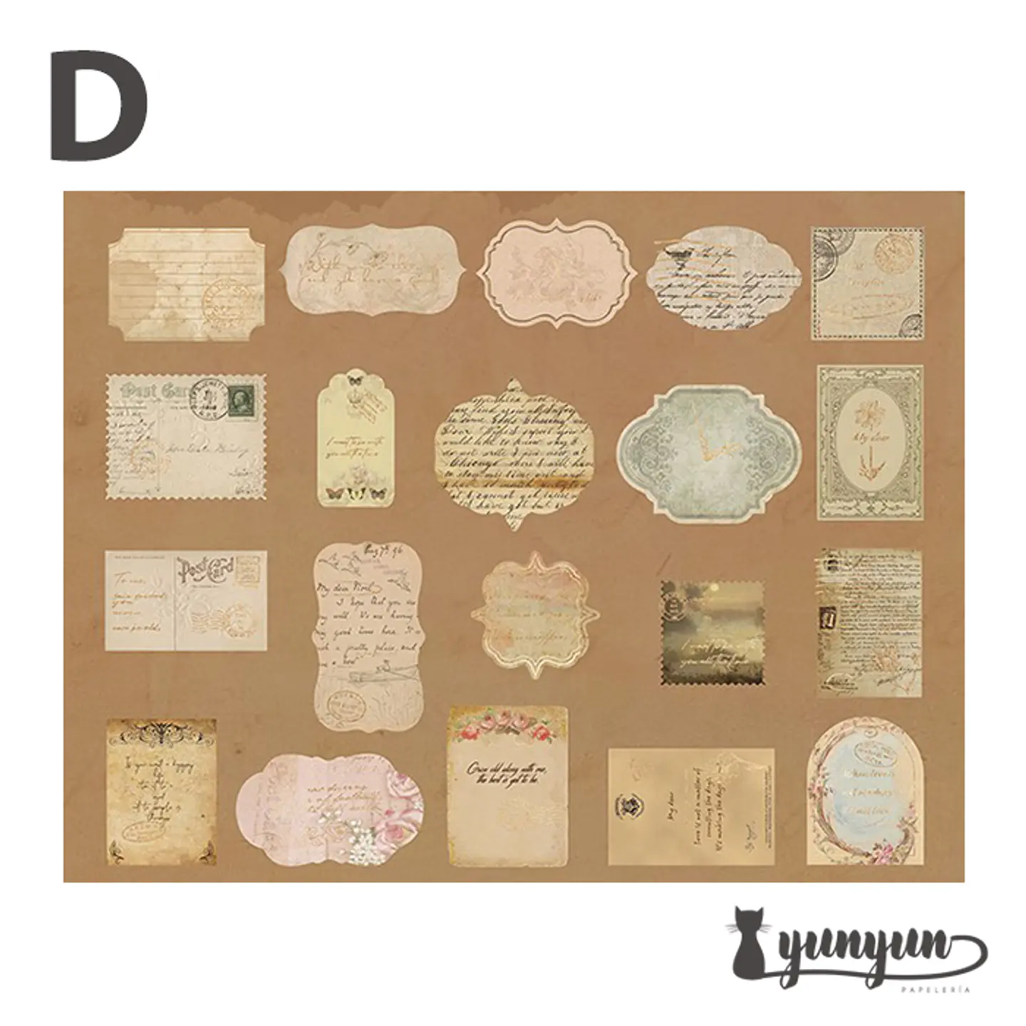 Bronzing Stickers II - 40 pzas 13