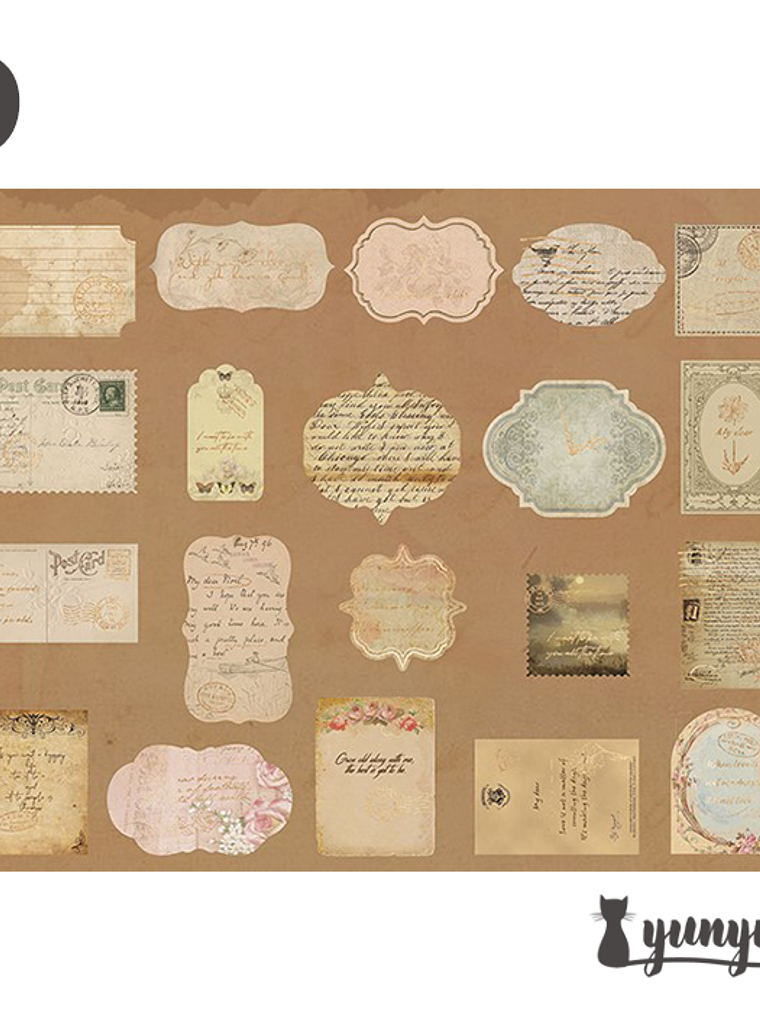 Bronzing Stickers II - 40 pzas 13