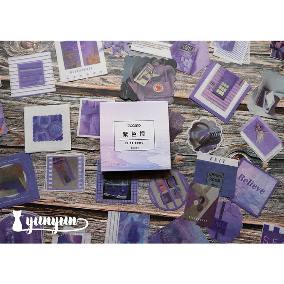 Caja XL Purple Life - 80 pzas 1