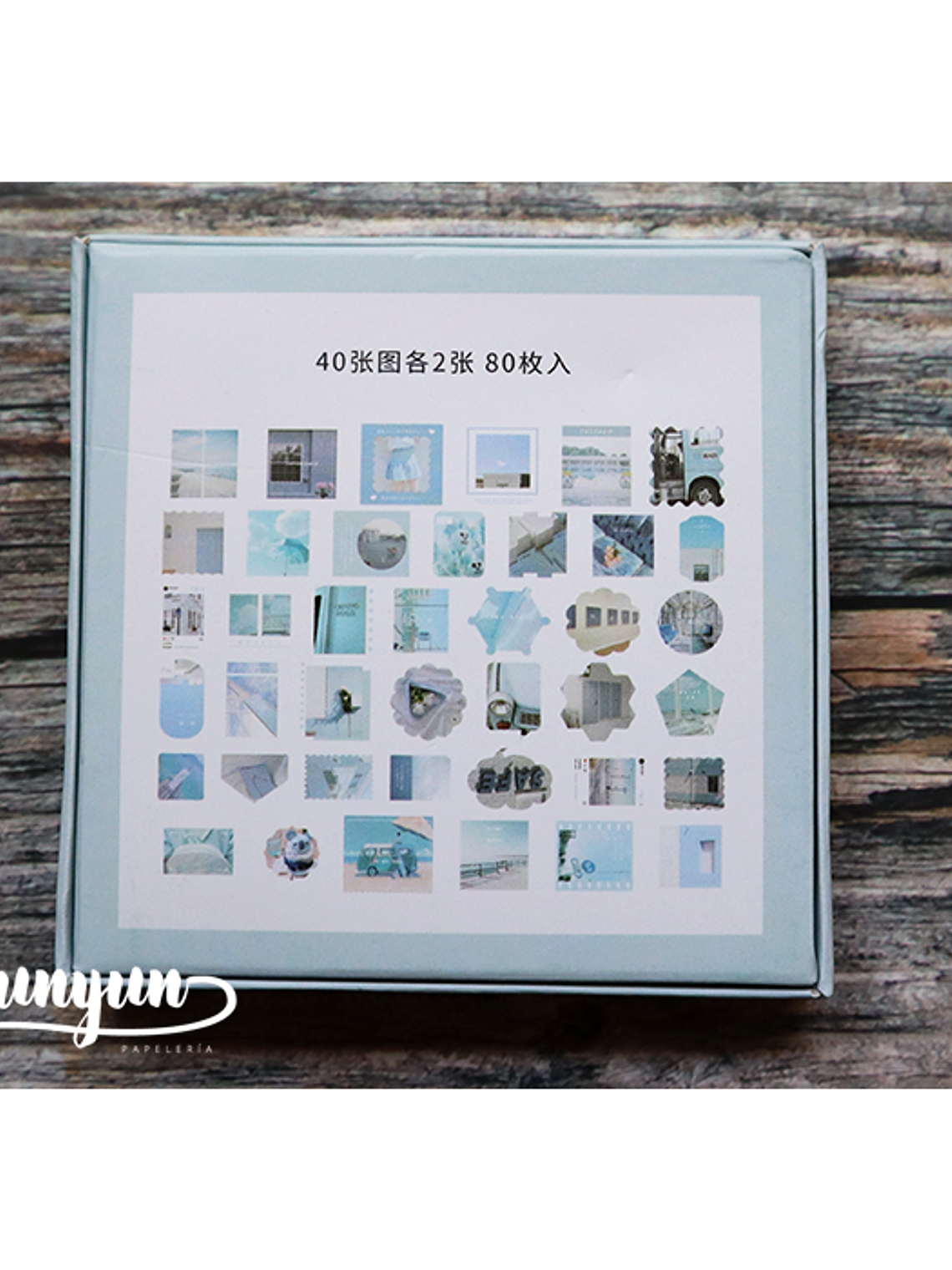 Caja XL Cyan Life - 80 pzas 9