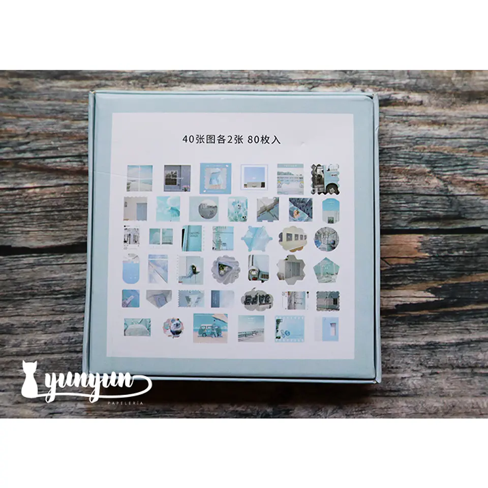 Caja XL Cyan Life - 80 pzas 9