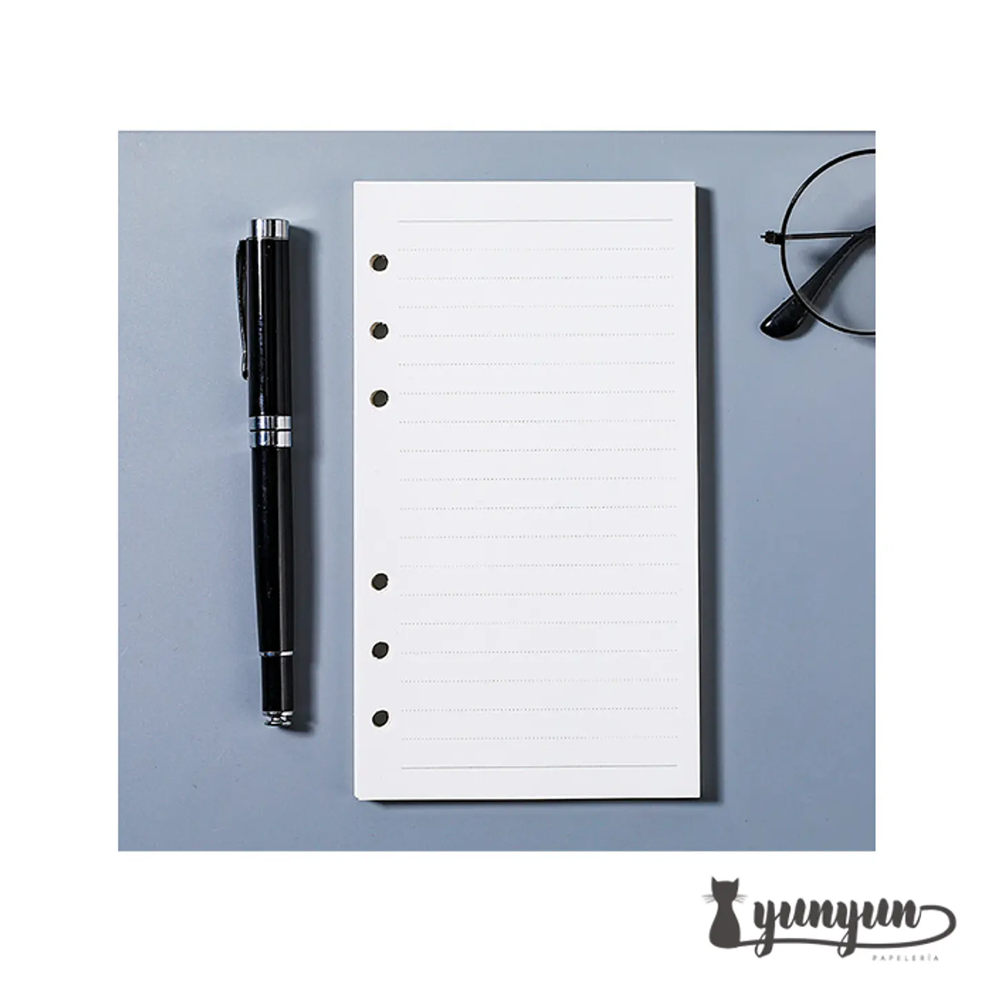 Repuesto Hojas de Líneas Libreta Binder - 45 pzas 4