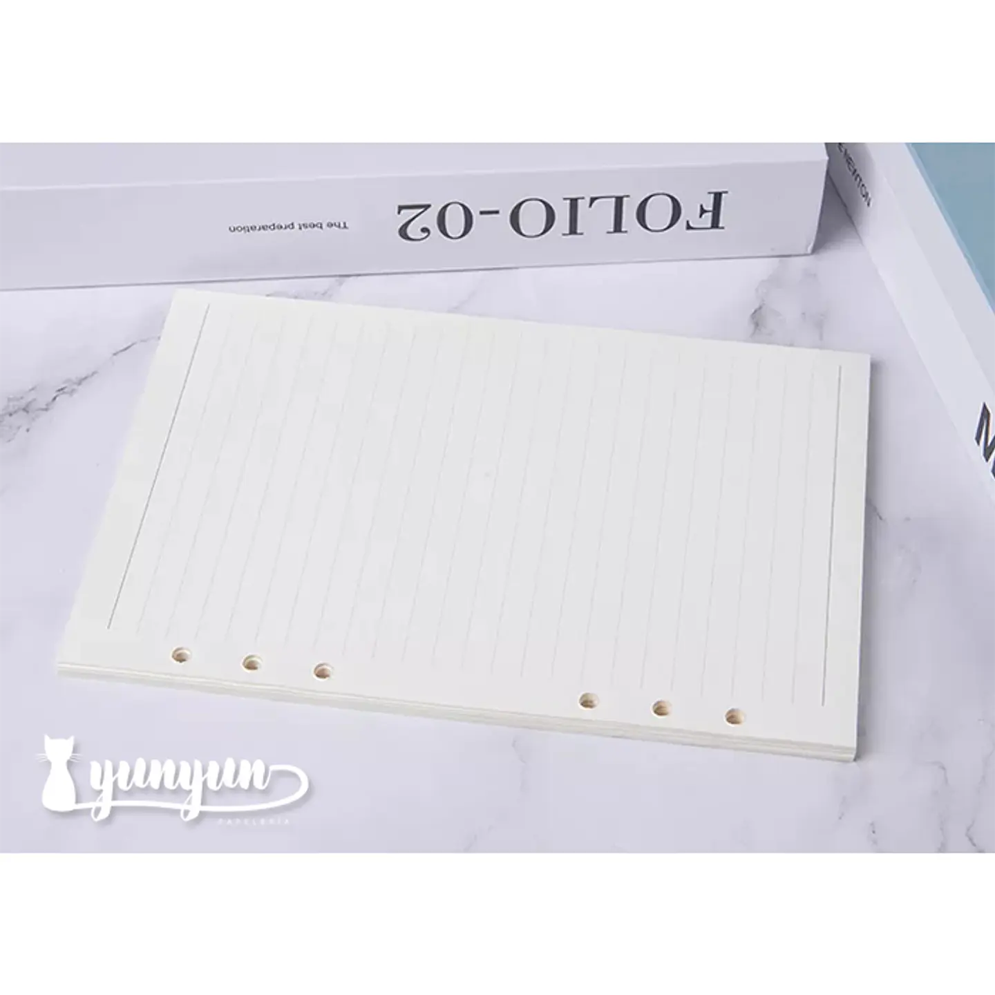 Repuesto Hojas de Líneas Libreta Binder - 45 pzas 2
