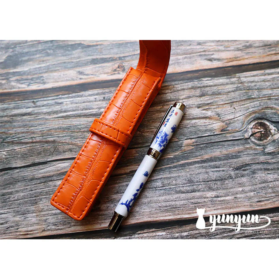 Estuche Pluma Fuente I - Naranja 4