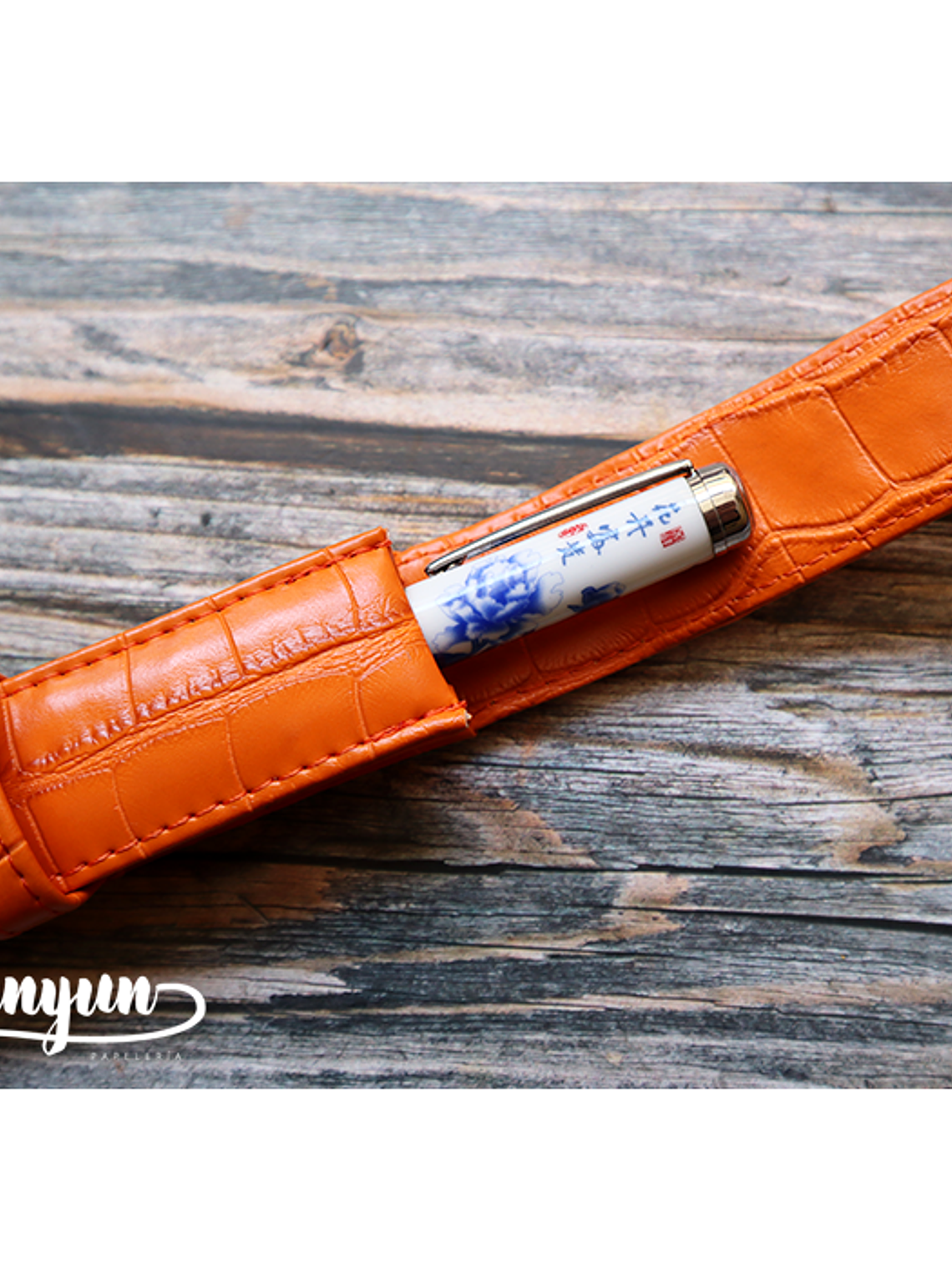 Estuche Pluma Fuente I - Naranja 5