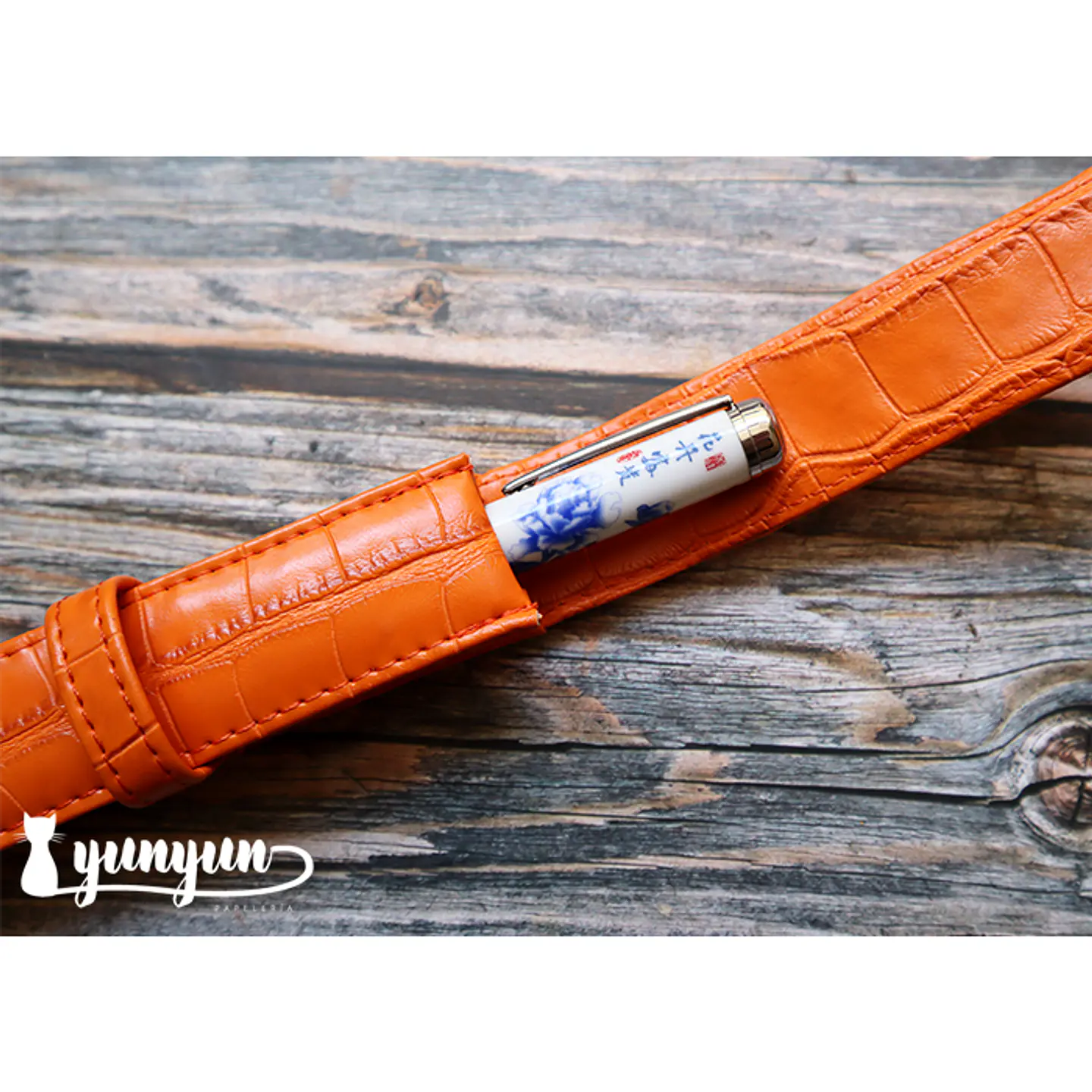 Estuche Pluma Fuente I - Naranja 5