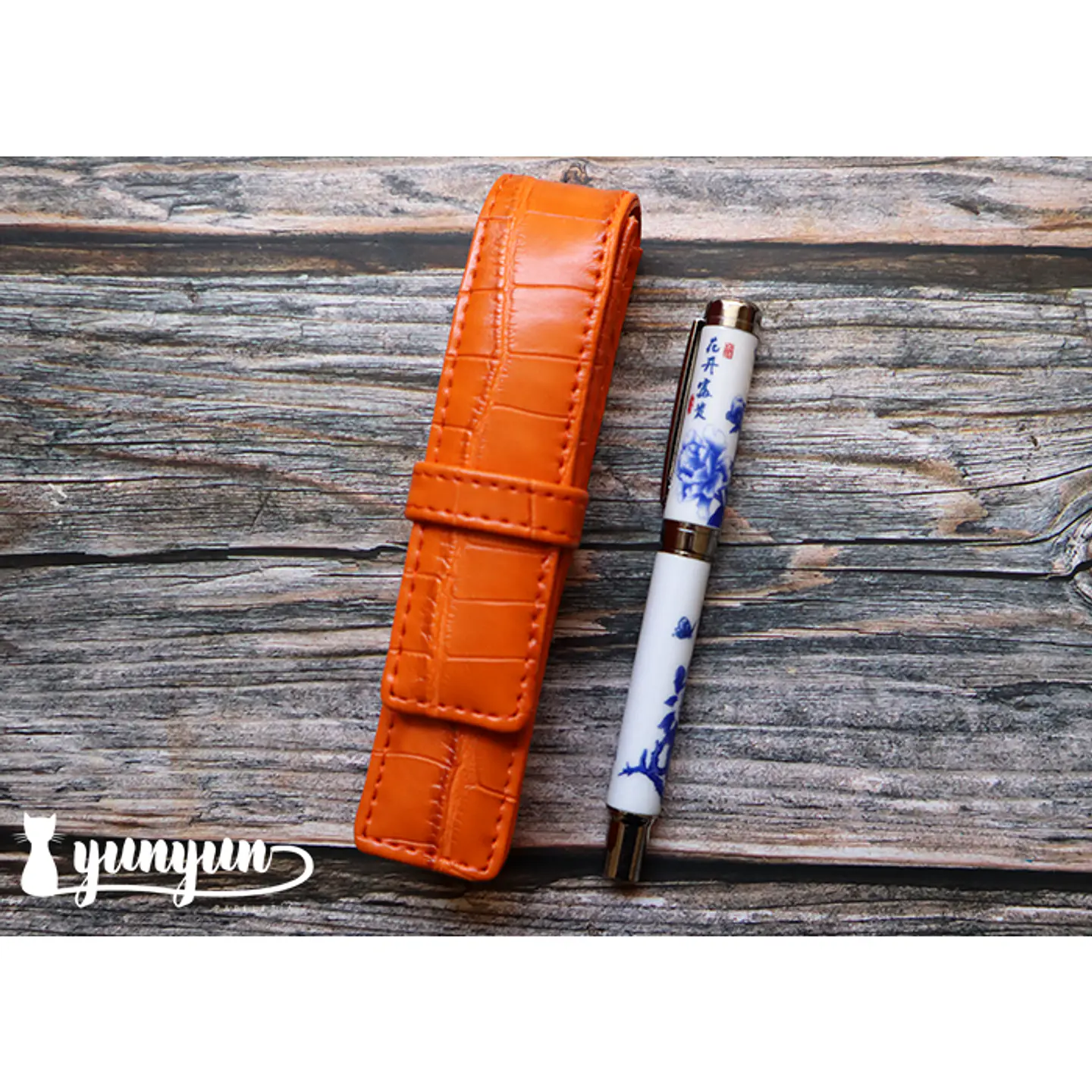 Estuche Pluma Fuente I - Naranja 1
