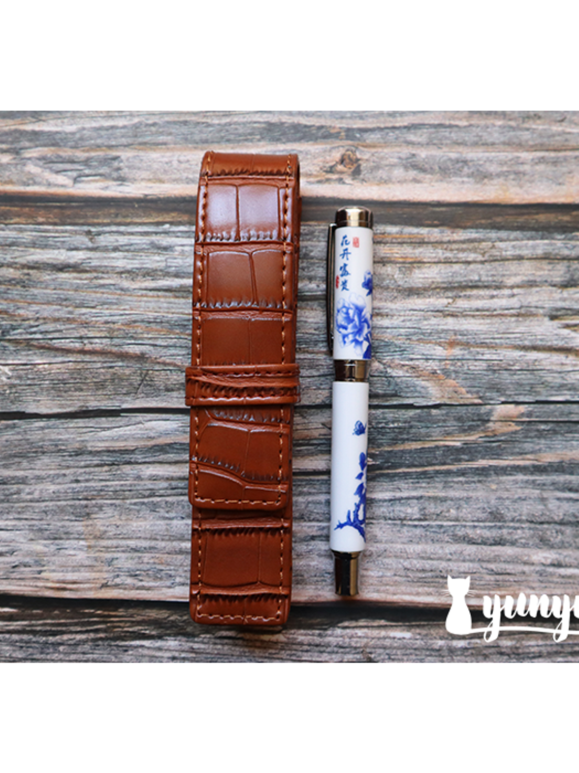 Estuche Pluma Fuente I - Café 1