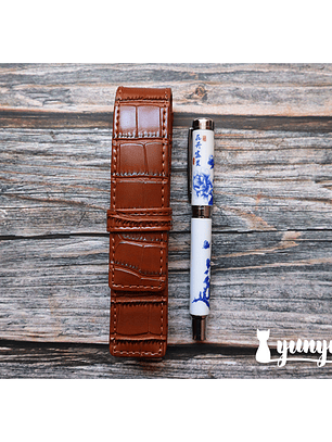 Estuche Pluma Fuente I - Café