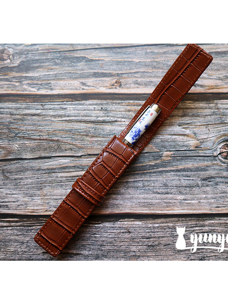 Estuche Pluma Fuente I - Café 2