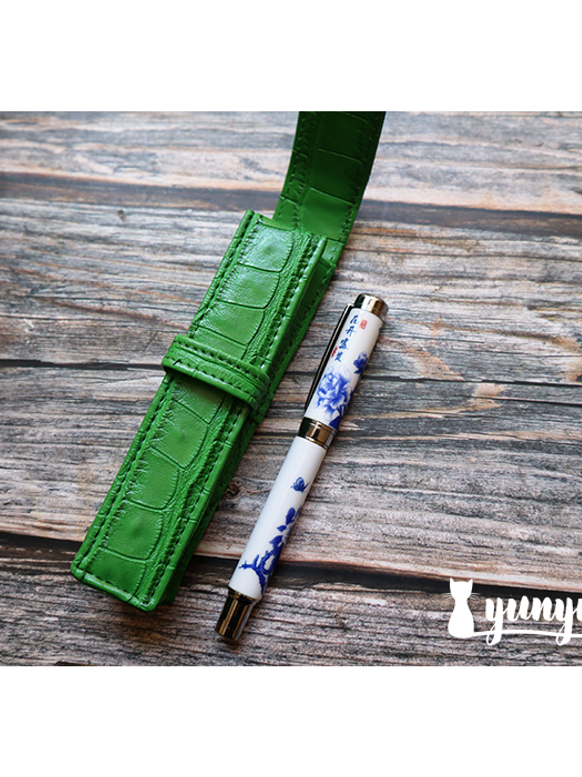 Estuche Pluma Fuente I - Verde 4