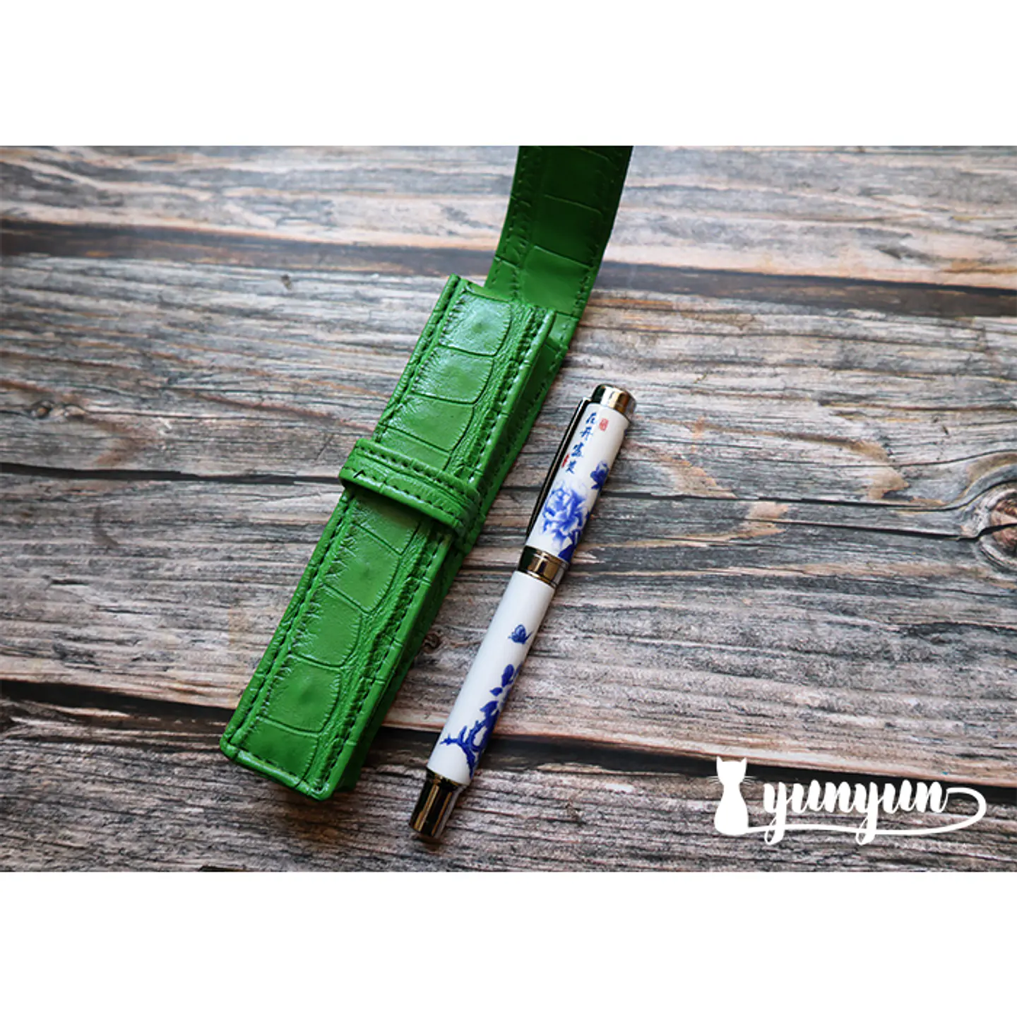 Estuche Pluma Fuente I - Verde 4