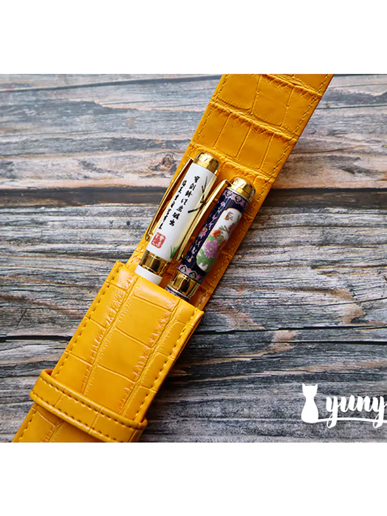 Estuche Plumas Fuentes II - Amarillo 3