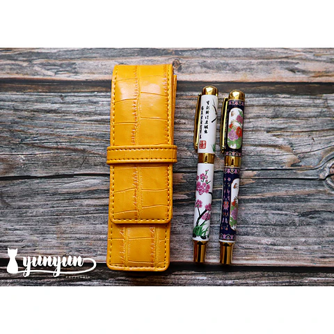 Estuche Plumas Fuentes II - Amarillo