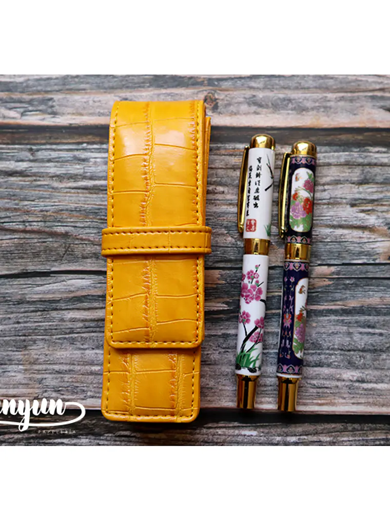 Estuche Plumas Fuentes II - Amarillo 1