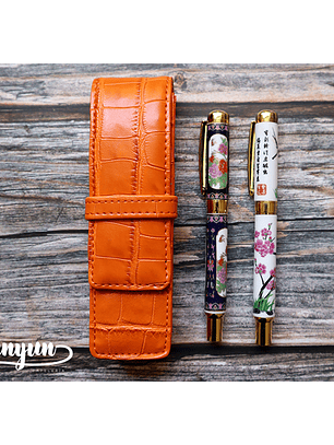 Estuche Pluma Fuente II - Naranja