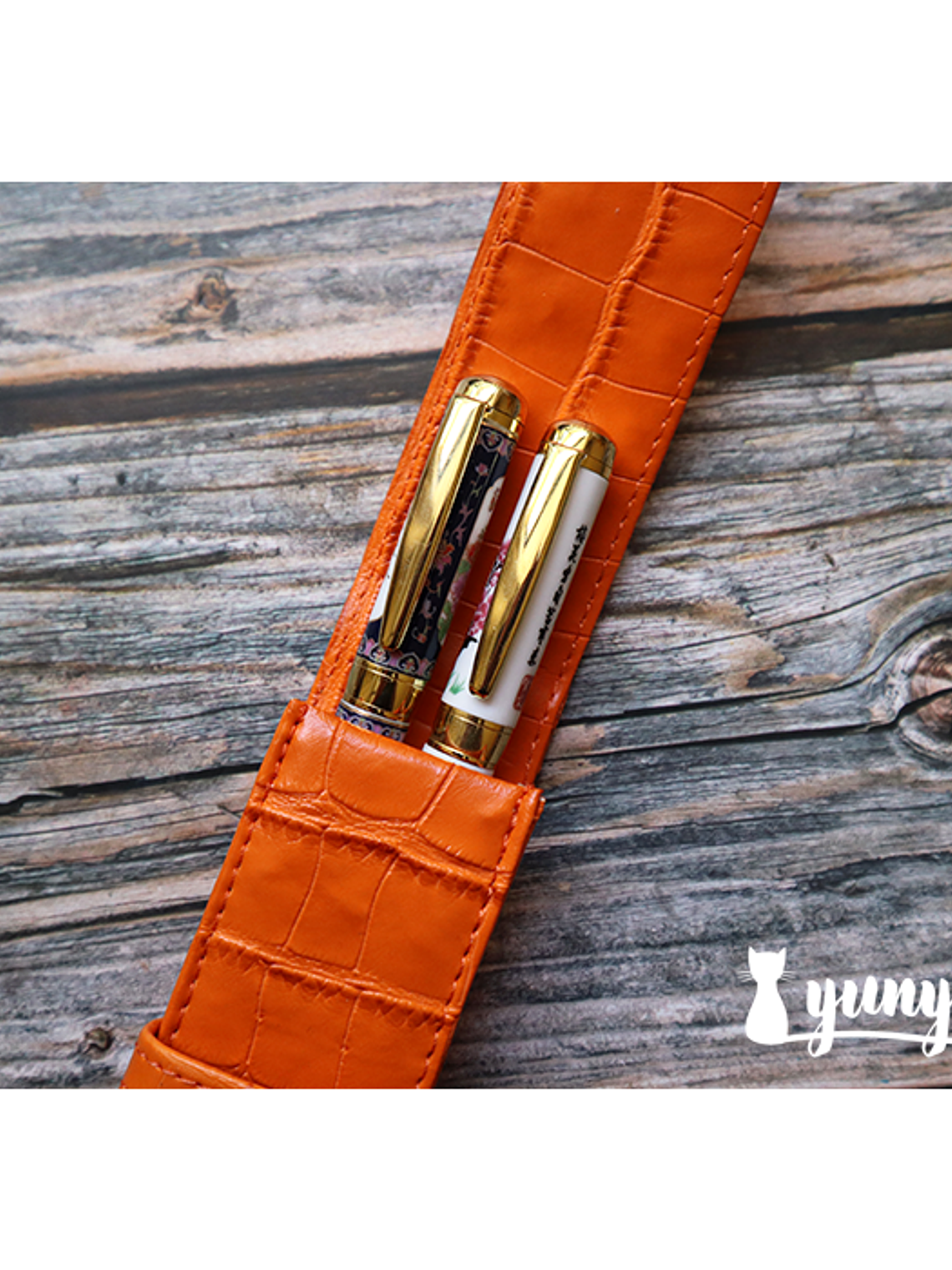 Estuche Pluma Fuente II - Naranja 5