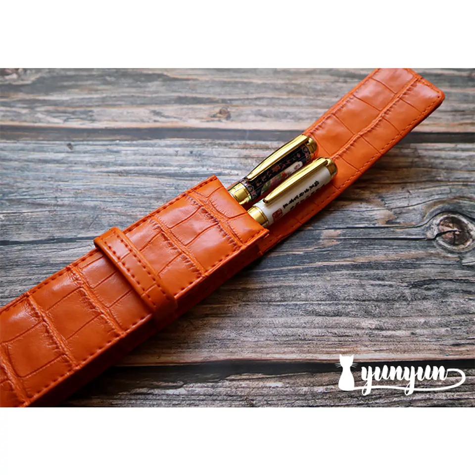 Estuche Pluma Fuente II - Naranja 4