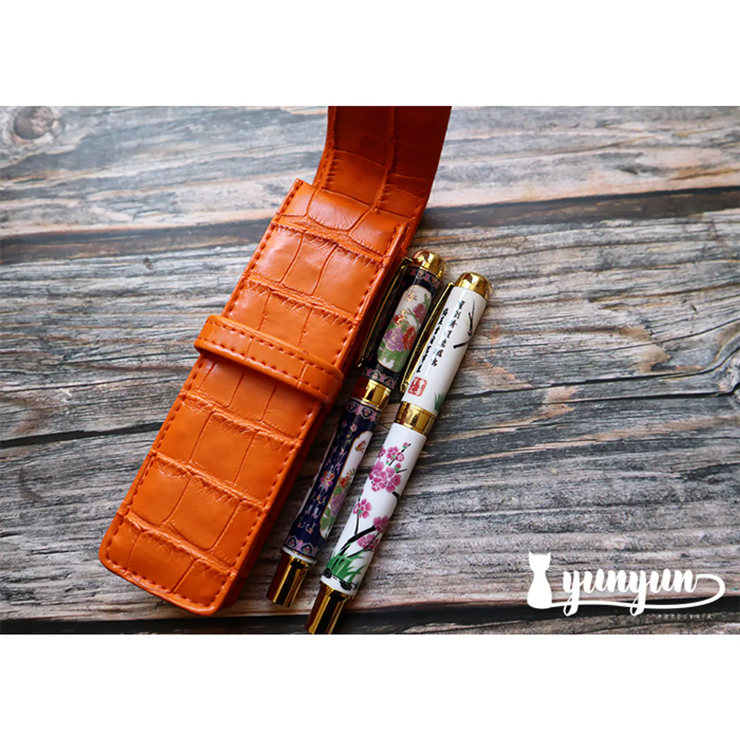 Estuche Pluma Fuente II - Naranja 6