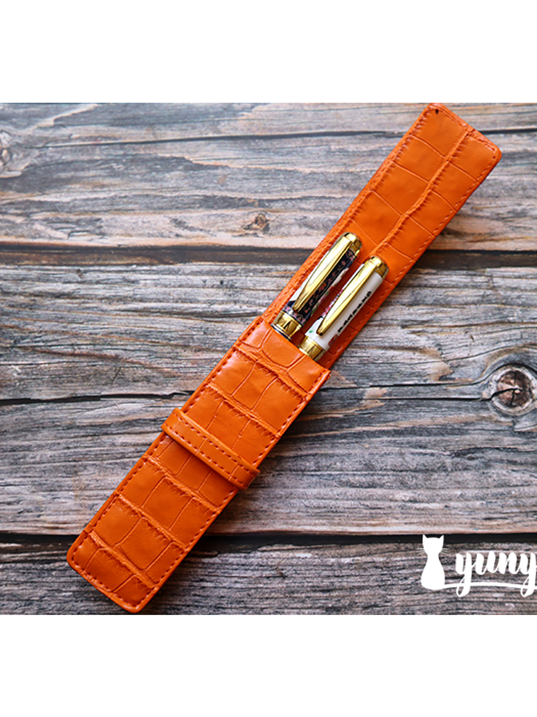 Estuche Pluma Fuente II - Naranja 2