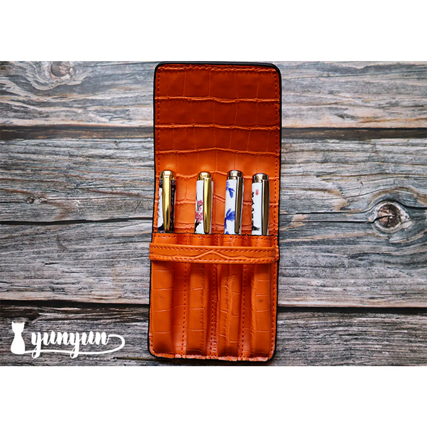 Estuche Plumas Fuentes IV - Naranja 2