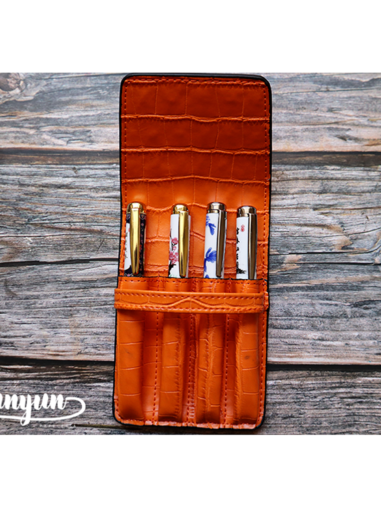 Estuche Plumas Fuentes IV - Naranja 2