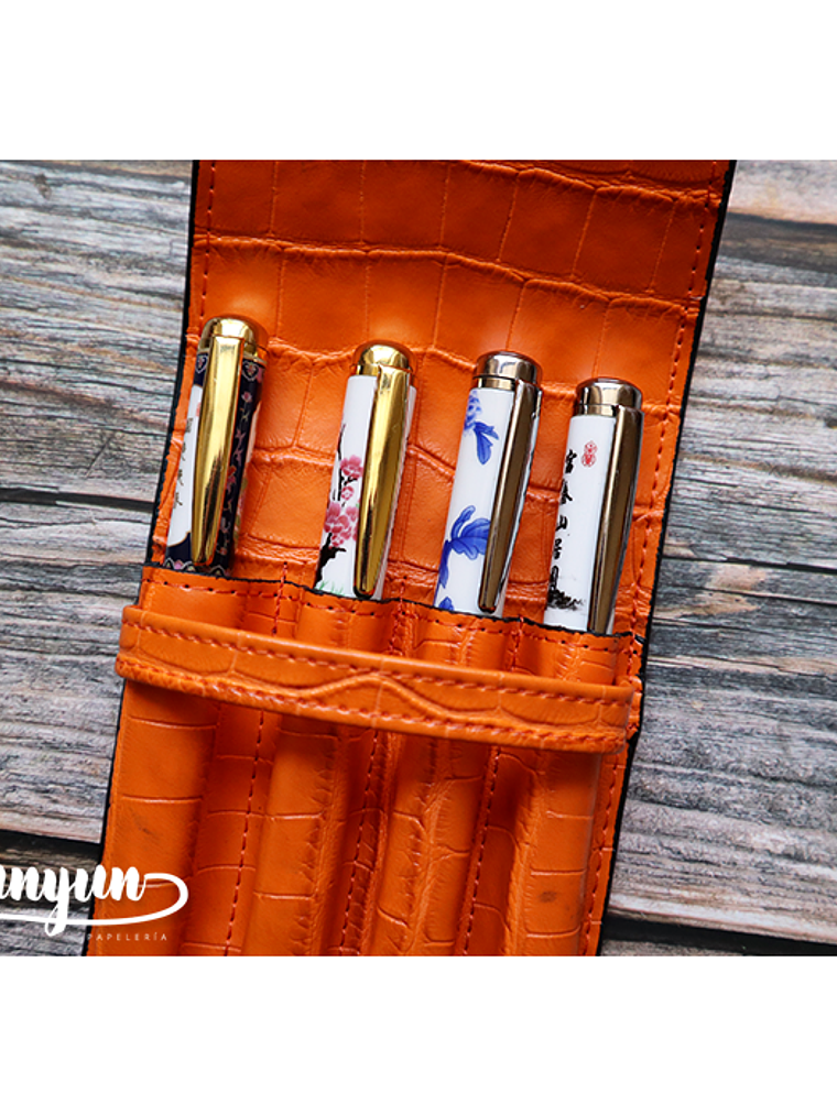Estuche Plumas Fuentes IV - Naranja 4