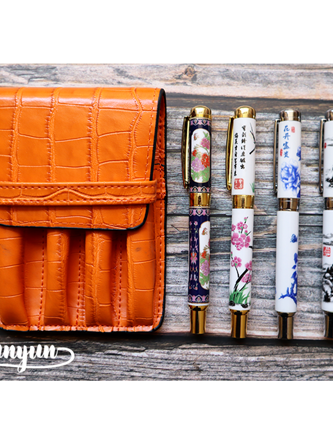 Estuche Plumas Fuentes IV - Naranja 1