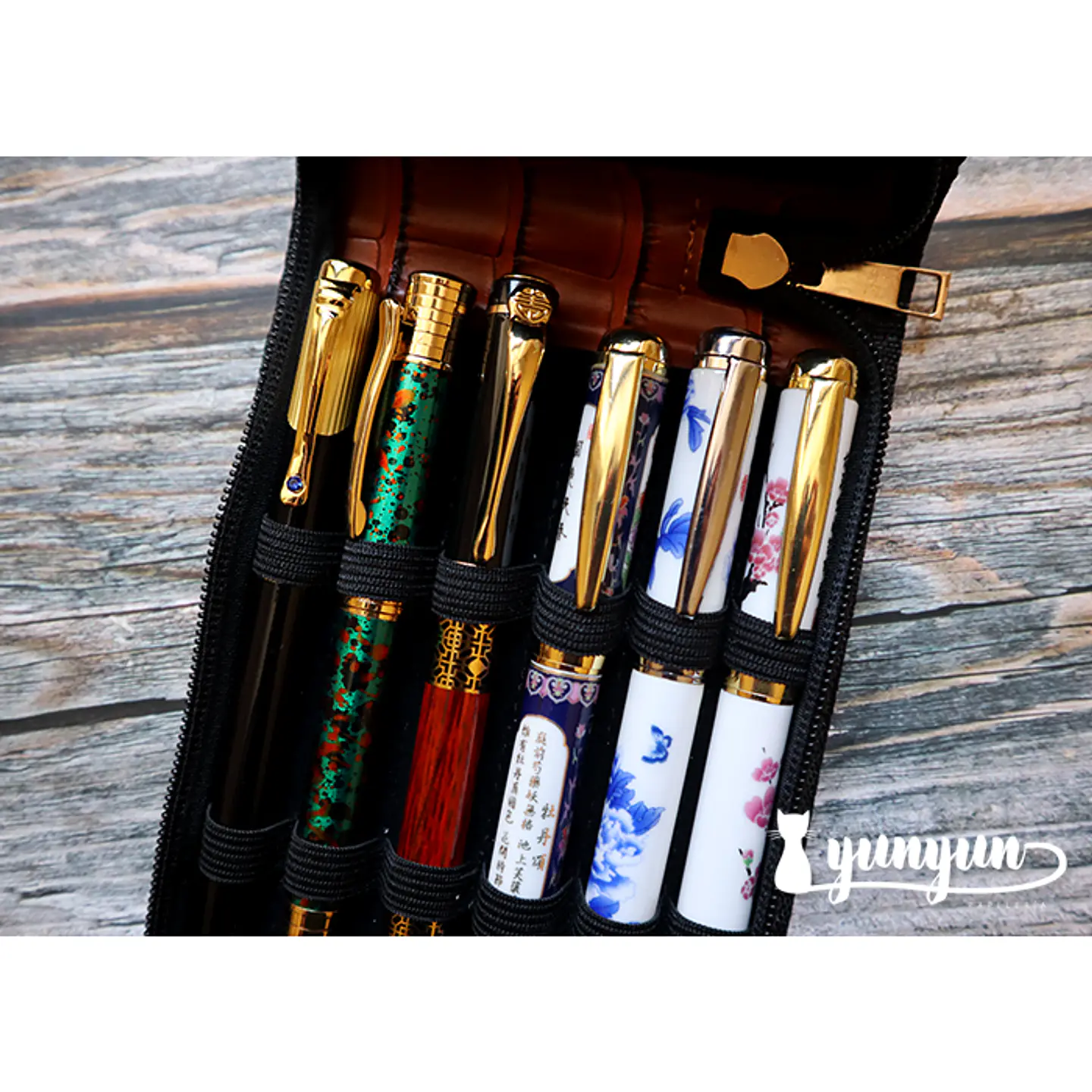Estuche Plumas Fuentes XII - Café 8