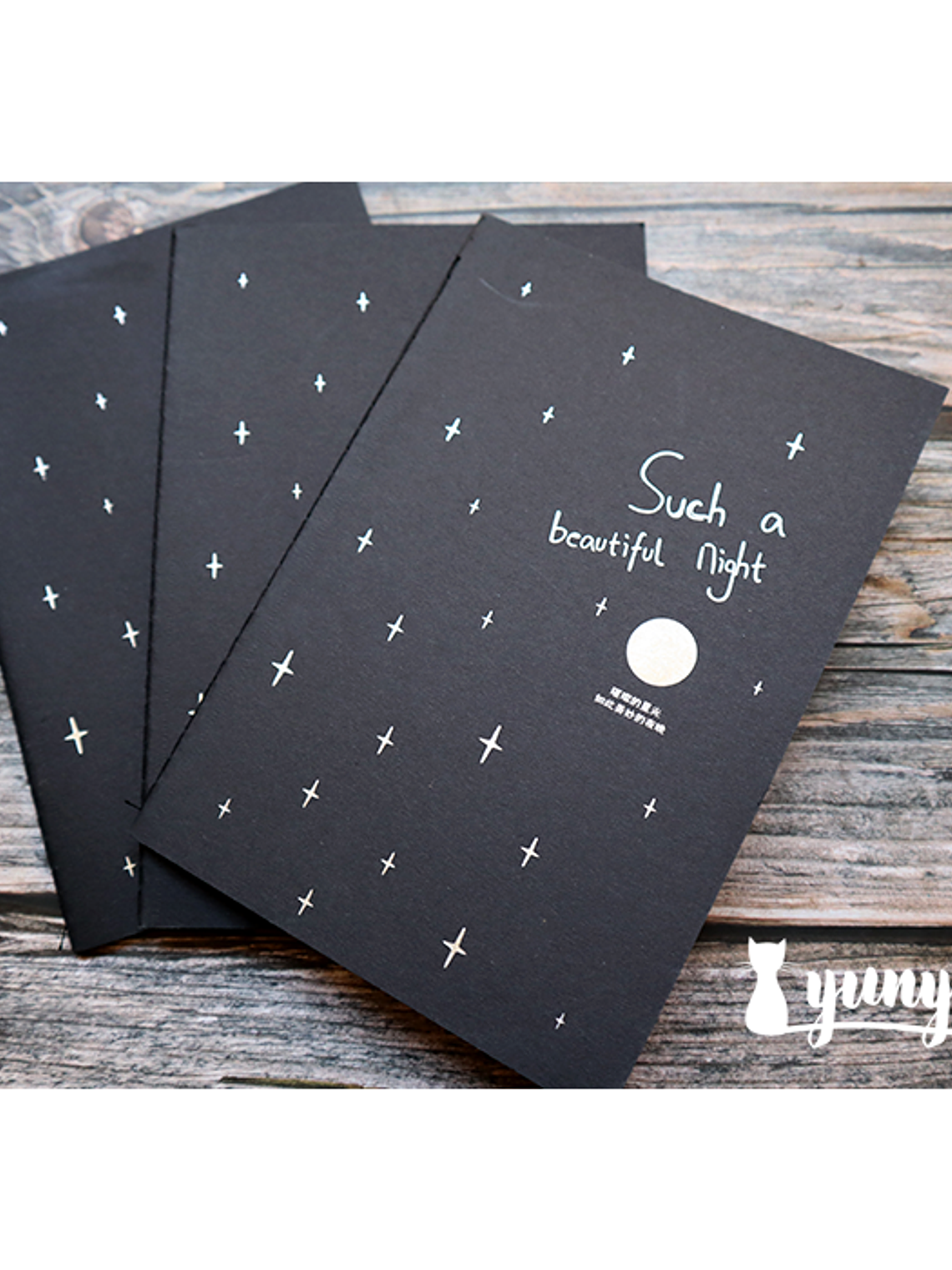 Libreta Hojas Negras - 20x14cm 1