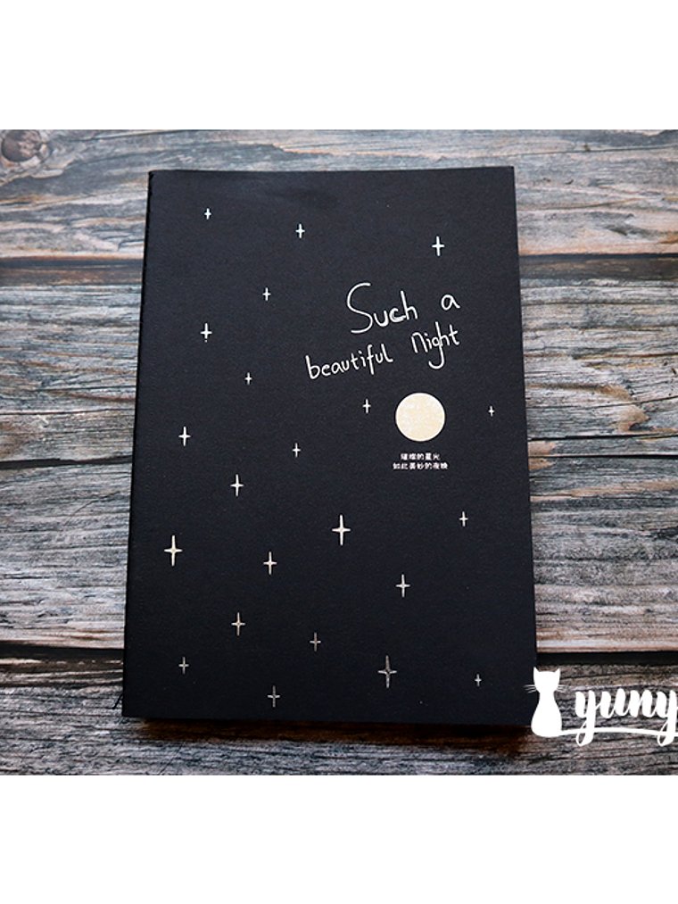 Libreta Hojas Negras - 20x14cm 3