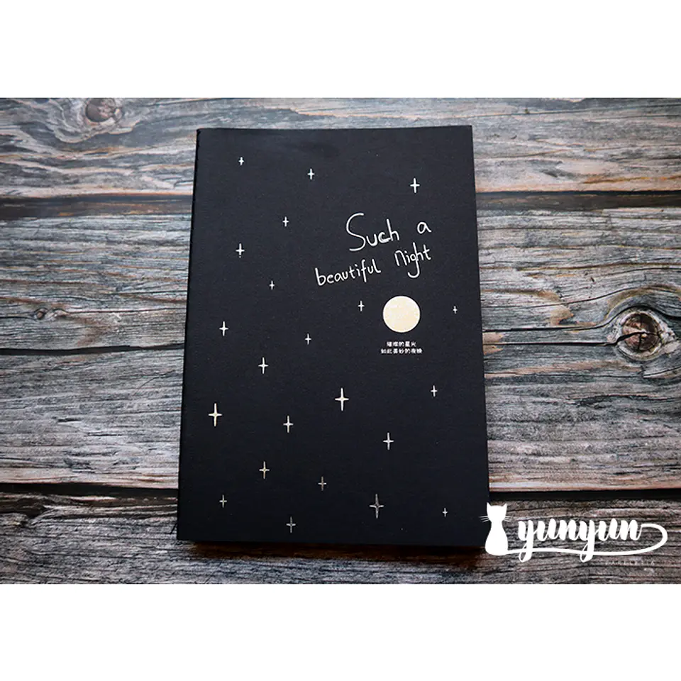 Libreta Hojas Negras - 20x14cm 3