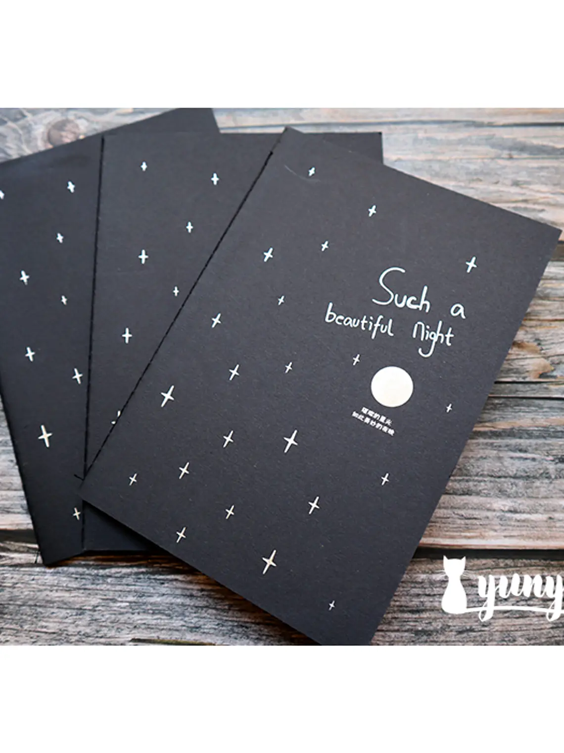 Libreta Hojas Negras - 25x18cm 3