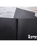 Libreta Hojas Negras - 25x18cm