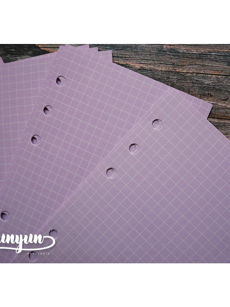 Repuesto Hojas Colores Libretas Binder - 45 pzas 6