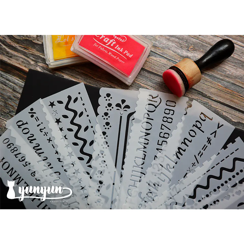 Set Stencils II - 8 pzas 2