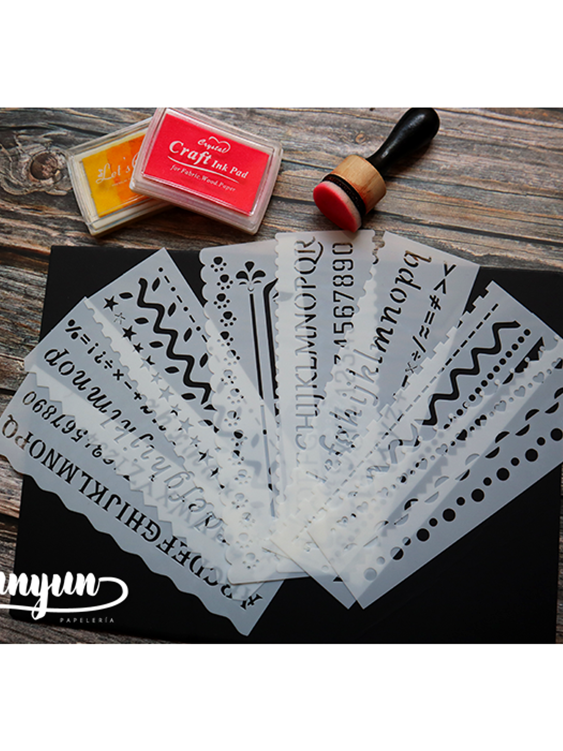 Set Stencils II - 8 pzas 1