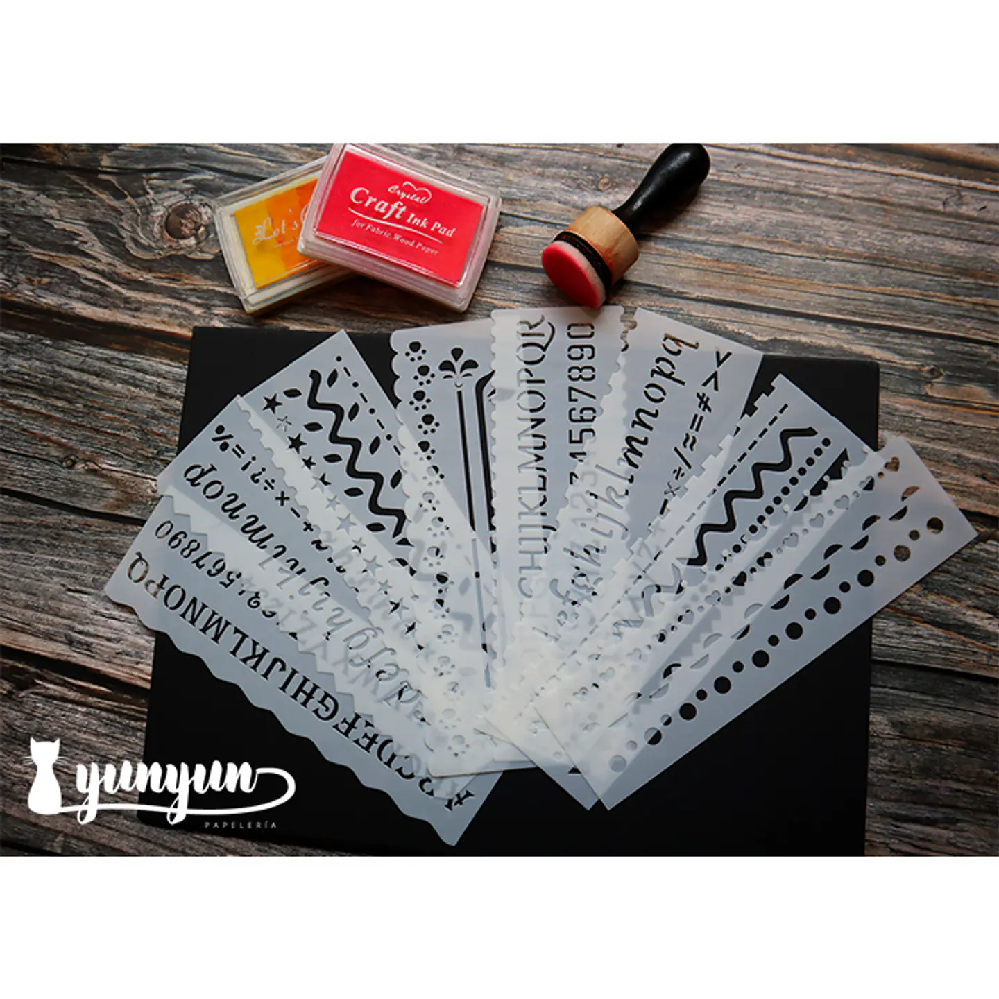 Set Stencils II - 8 pzas 1