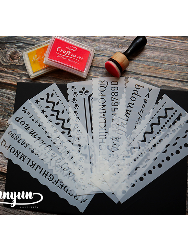 Set Stencils II - 8 pzas 1