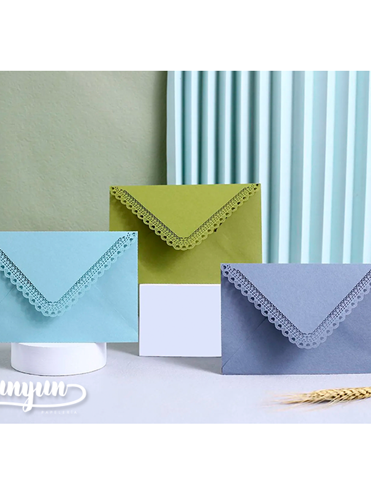 Set Sobres Corazones - 5 pzas 7