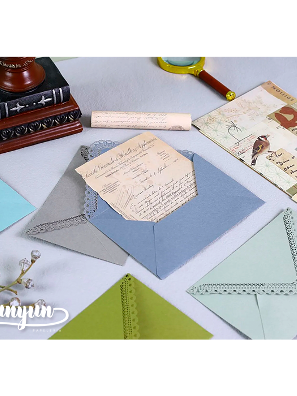 Set Sobres Corazones - 5 pzas 9