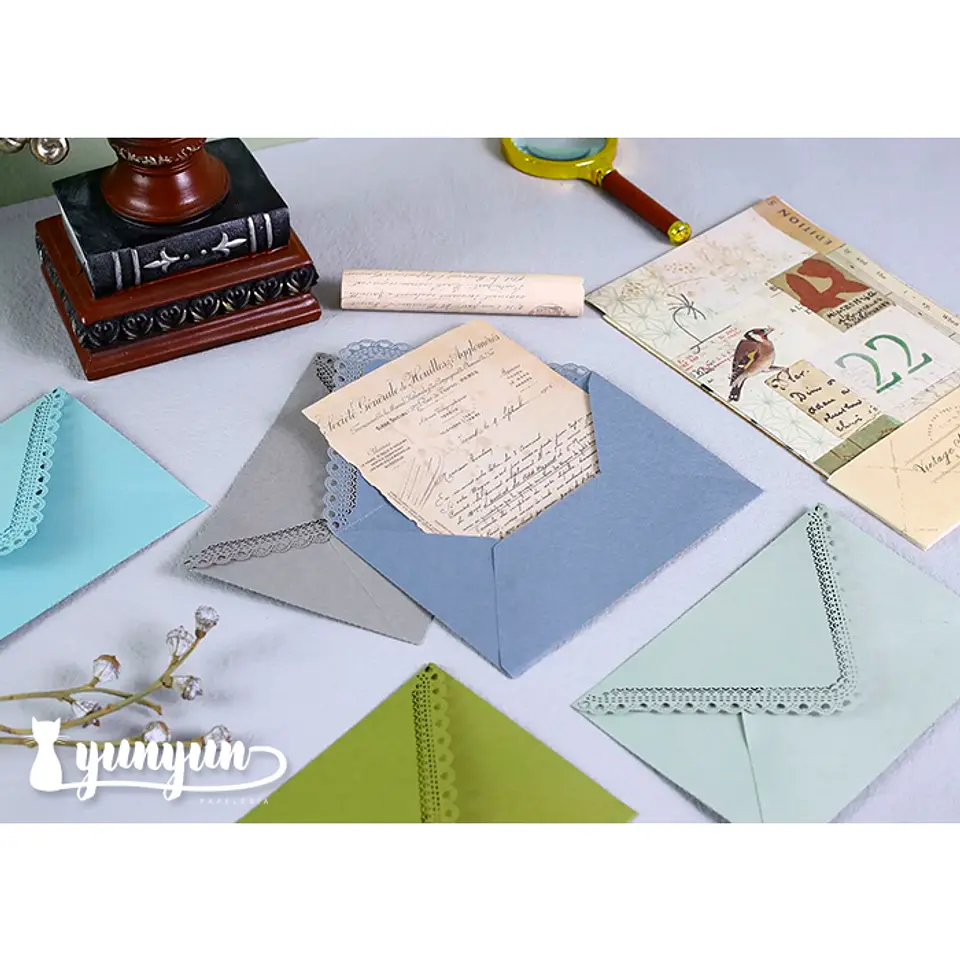 Set Sobres Corazones - 5 pzas 9