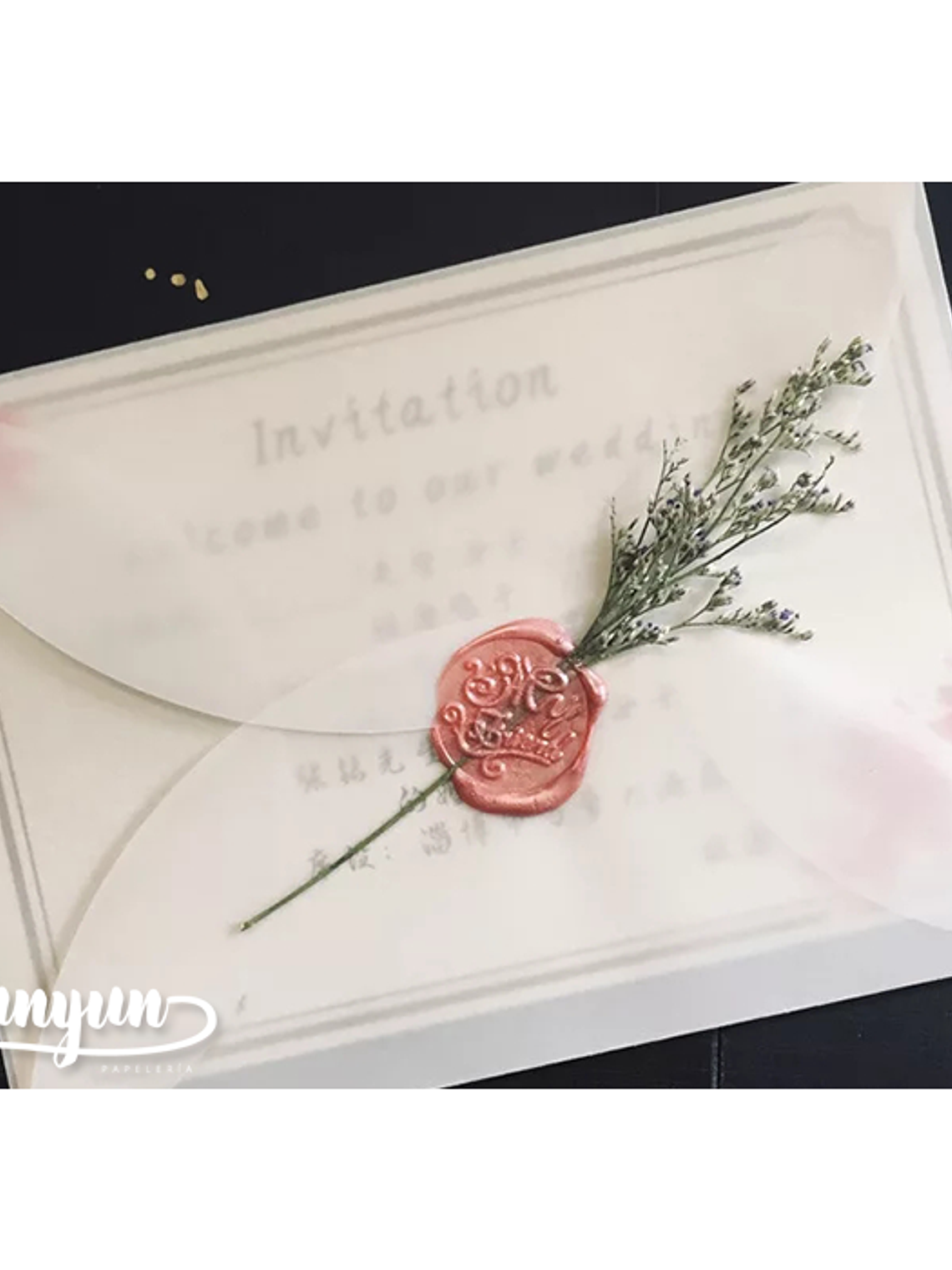 Sobres Pétalo Papel Diamante 18x13cm - 10 pzas 1