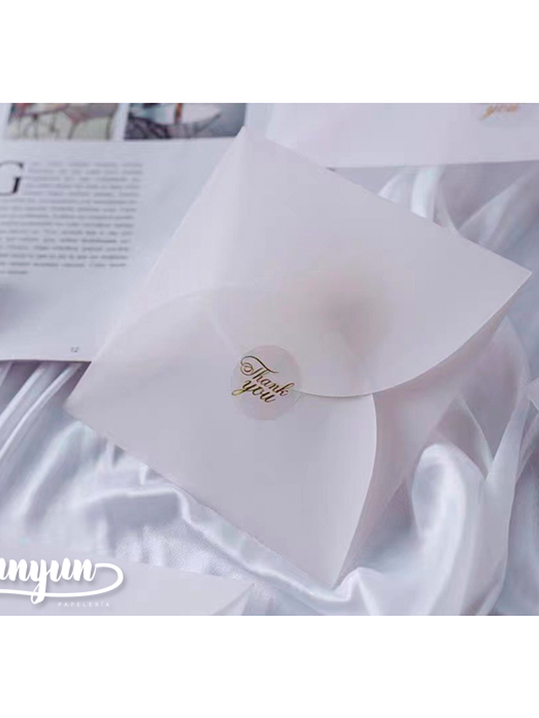 Sobres Pétalo Papel Diamante 12,5x12,5cm - 10 pzas 2