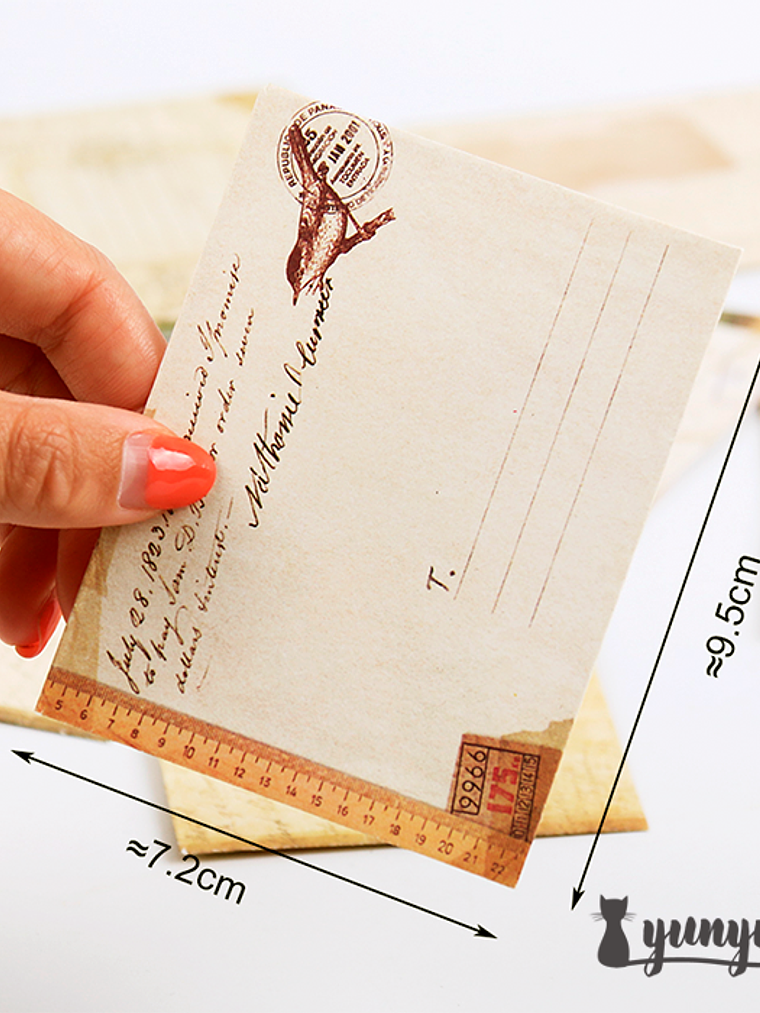 Set Mini Sobres Vintage - 12 pzas 4