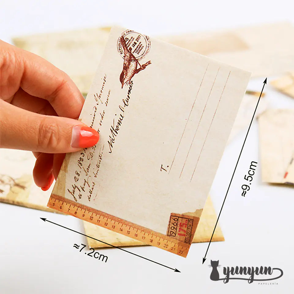Set Mini Sobres Vintage - 12 pzas 4