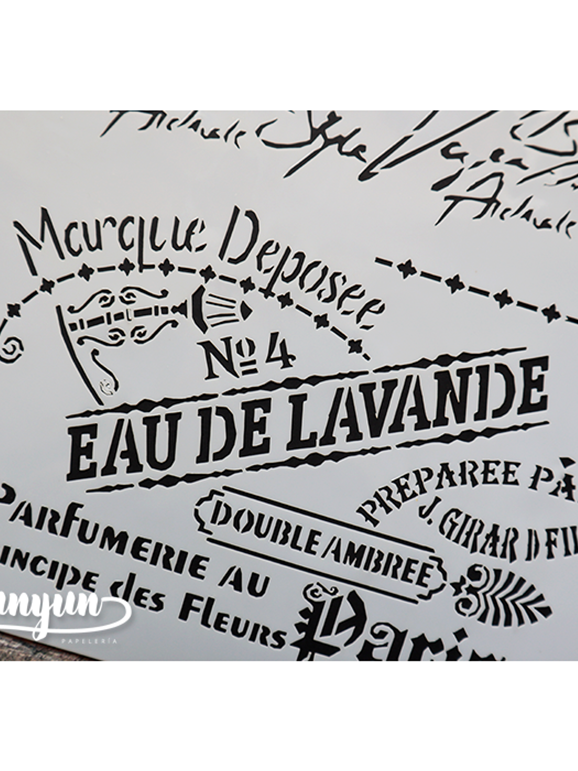 Stencil Vintage (A4) - 1 pza 3